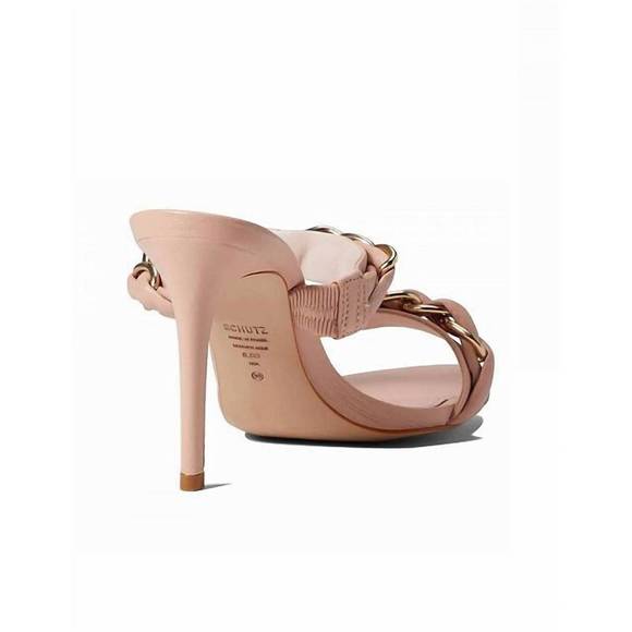 NEW SCHUTZ kristley heeled sandal in sweet rose - Picture 3 of 3